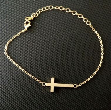 Kors Bracelet Silver Cross Christian Bracelet