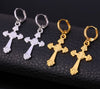 Latin Cross For Women Drop Earring Platinum